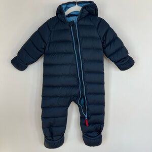 Eddie Bauer Navy Blue Bunting (Snowsuit) Baby Size 6m-12m